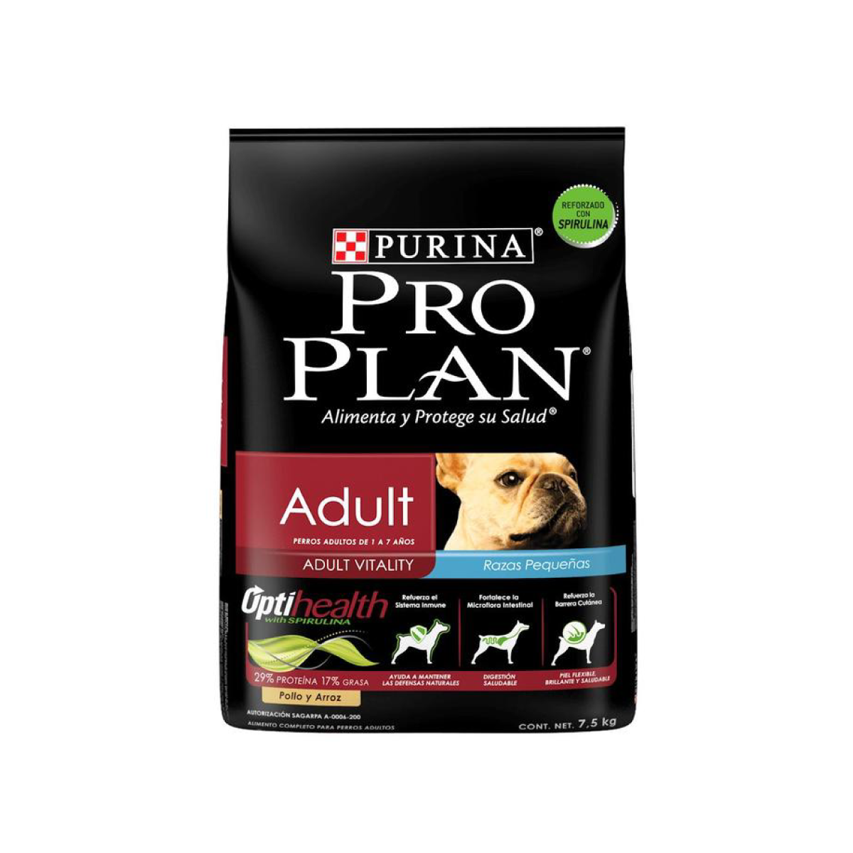 Pro Plan Adultos Razas Pequeñas Con Optihealth Spirulina